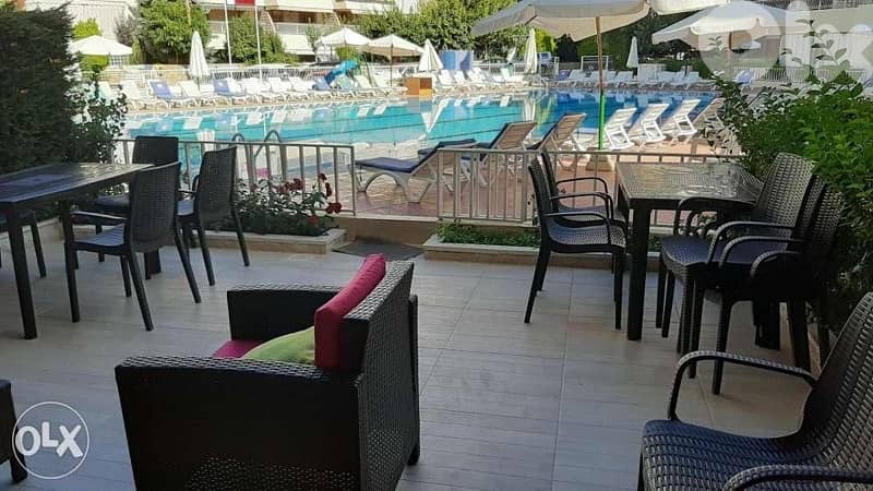 75 sqm Pool Side Chalet for rent in Satellity Feitroun 3