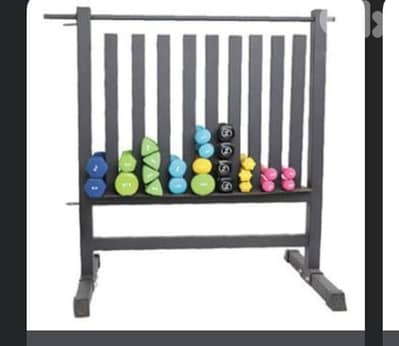 Dumbbell Rack Geo Gym Equipment معدات رياضية متنوعة