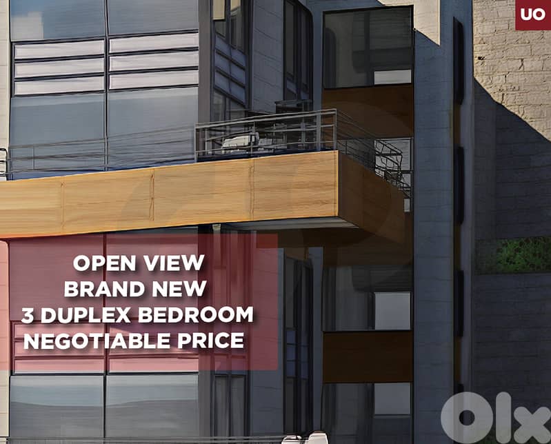 Open view - Brand new - 3 Duplex bedroom - Hazmieh REF#UO129914 0