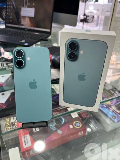 iphone 16 256gb battery 100% apple warranty ktir ndif