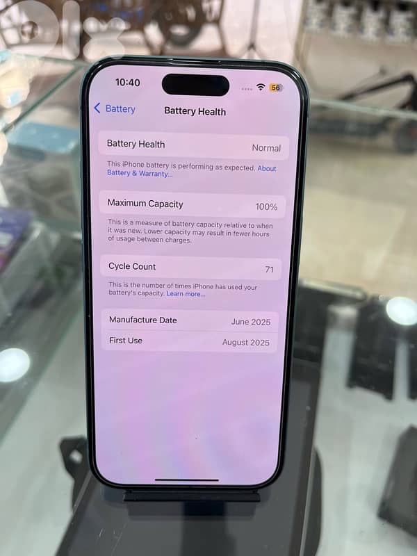 iphone 16 256gb battery 100% apple warranty ktir ndif 8