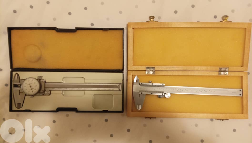 Vernier Calipers, dial & analogue, mm/inch 3
