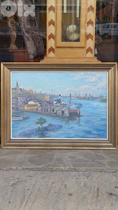 لوحة رسم زيتي اوروبية 2