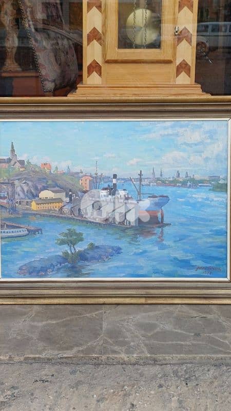 لوحة رسم زيتي اوروبية 3