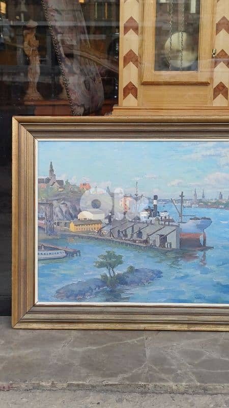 لوحة رسم زيتي اوروبية 5