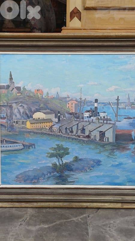 لوحة رسم زيتي اوروبية 6