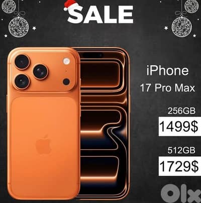 CHRISTMAS SALE IPHONE 17 PRO MAX