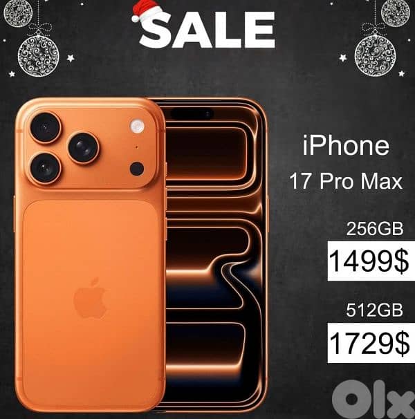 CHRISTMAS SALE IPHONE 17 PRO MAX 0