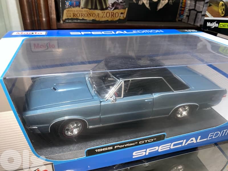 maisto pontiac gto diecast model car scale 1/18 0