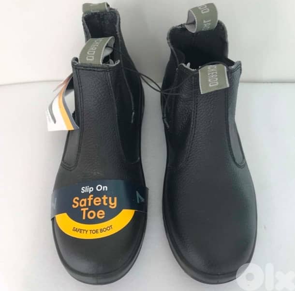 Jackeroo ,Mens  Black Safety Toe Boots 0