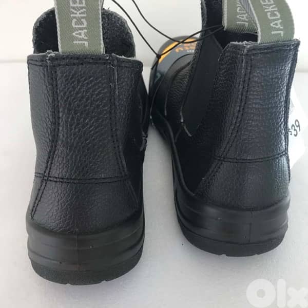 Jackeroo ,Mens  Black Safety Toe Boots 2