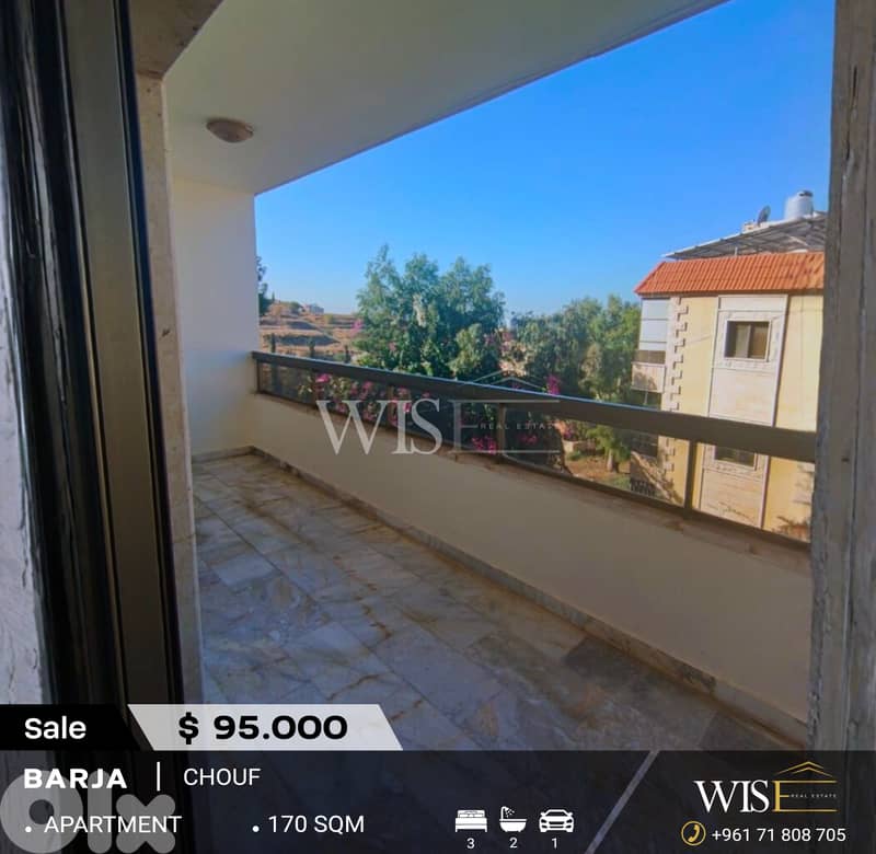 170 SQM Apartment for SALE in Barja – Chouf! 0