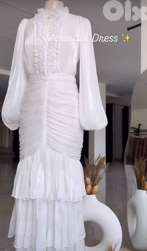 Mermaid dress – worn once – like new 1