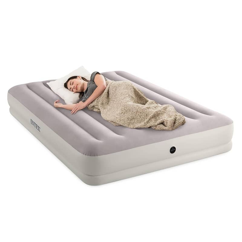 Intex Inflatable Air Bed with USB Air Pump 150×203×25CM - سرير هوائي 2