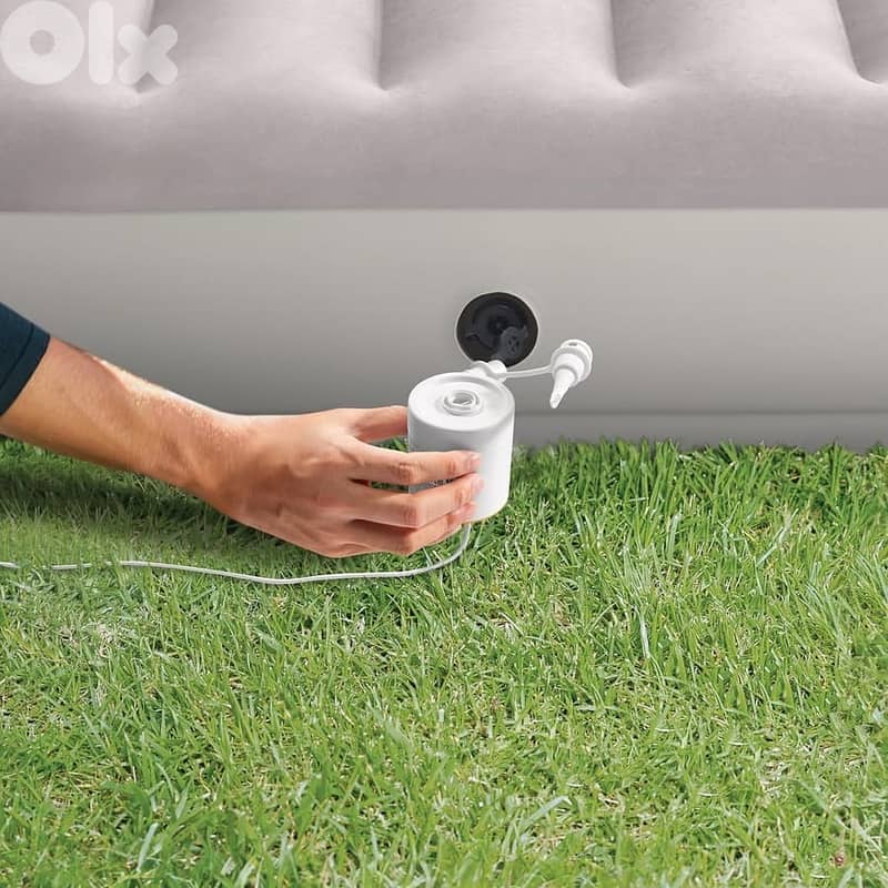 Intex Inflatable Air Bed with USB Air Pump 100×190×25 CM - سرير هوائي 1