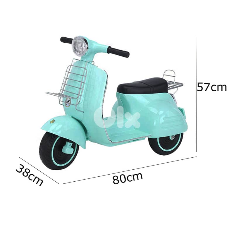 Children's Electric 6V Battery Operated Vintage Motor - دراجة نارية 1