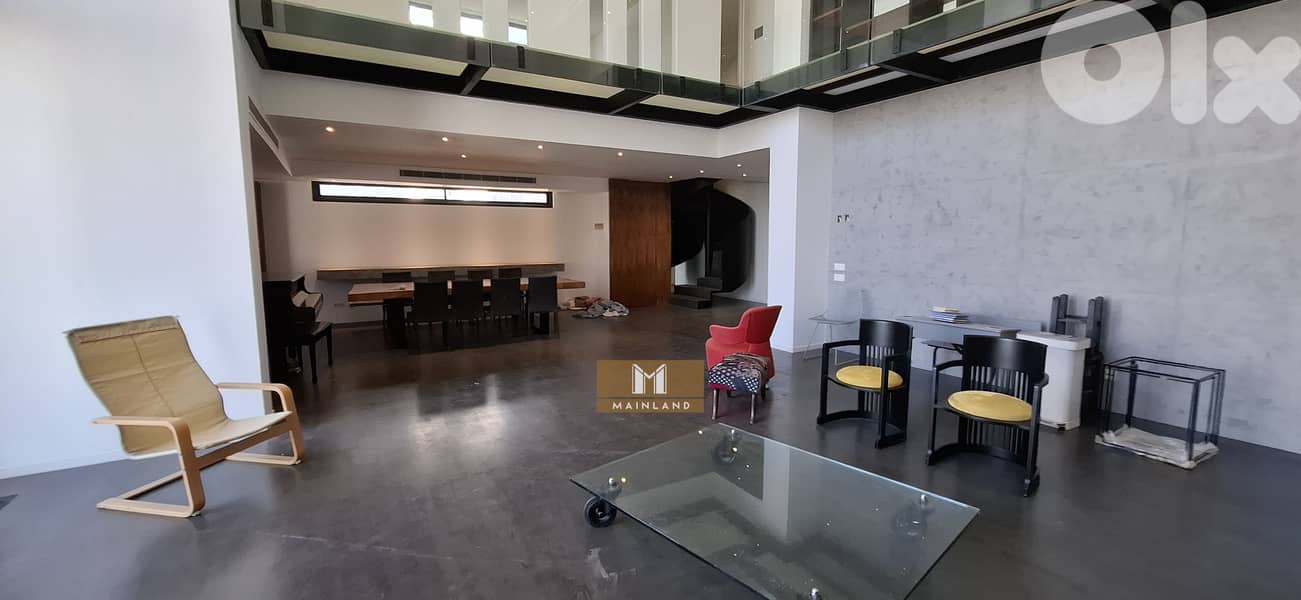 Spacious fully furnished Loft for Rent in Mar Mkhayil 0