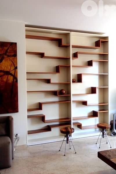 Hardwood Bookshelf by Ardeco
