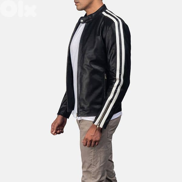 real leather biker jacket s m l xl only 5