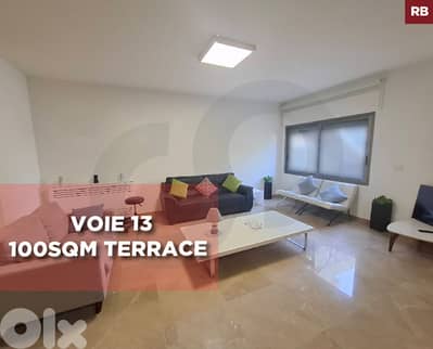 modern apartment - Voie 13 /100sqm Terrace - Jbeil REF#RB129951