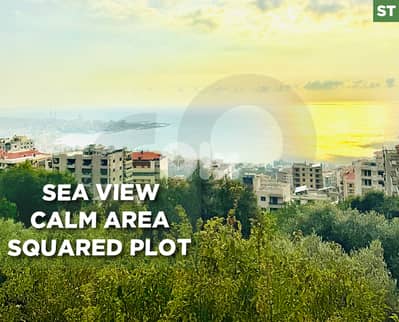 SEA VIEW- CALM AREA- SQUARED PLOT- sahel alma REF#ST129953