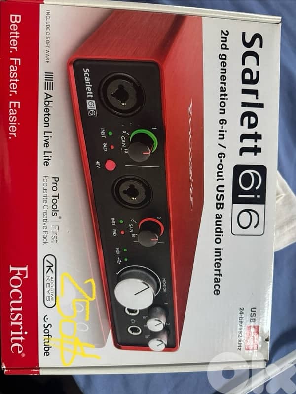 soundcard scarlett 6i6 2nd gen 2