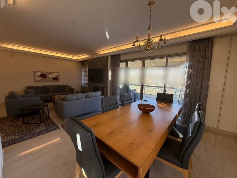 4 BEDROOMS FURNISHED APARTMENT FOR RENT IN HAZMIEH+ TERRACE, (HAR-261) 0