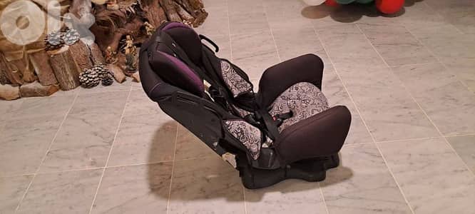stroller and car seat