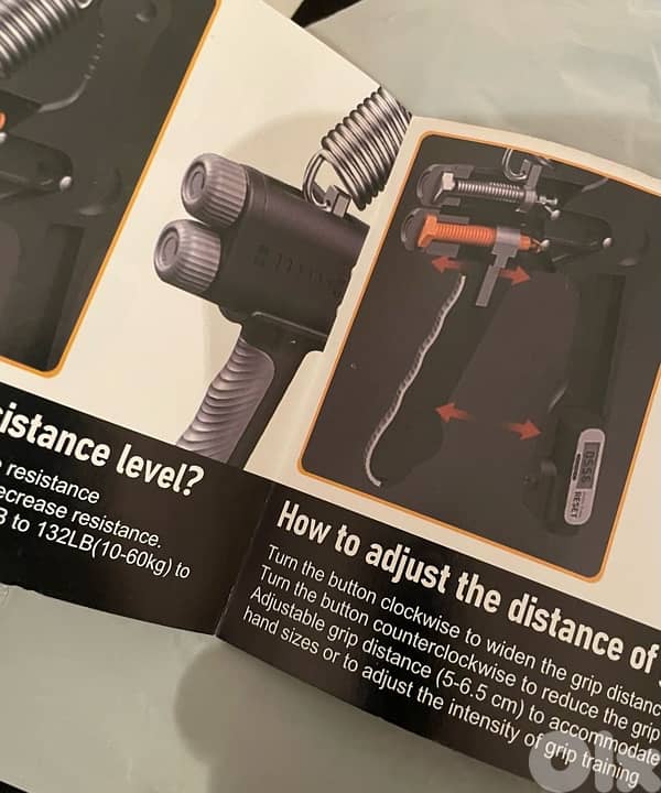 handgrip adjustable with counter digital 3