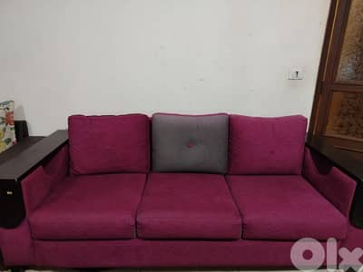 كنبايتين سفنجن سوبر مضغوط لون فوشيا و بصيروا رمادي