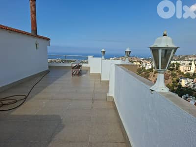 Belle Vue, 320m2 Duplex +Terrace+Sea View 4sale in Aoukar -شقة في عوكر