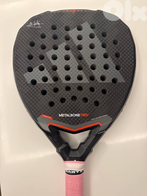 Adidas Metalbone HRD+ 2025 Ale Galan Paddle Racket 0