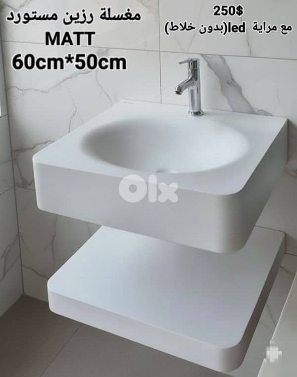 resin sinks. مغاسل رزين مستورد 0