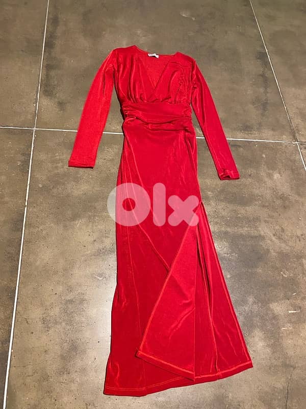 Dress red for evening, size medium. 1