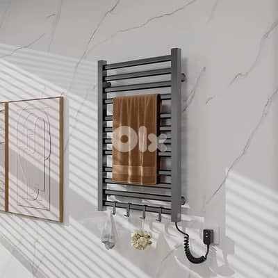 Wall-Mounted Heated Towel Rack – Spa Warmth at Home