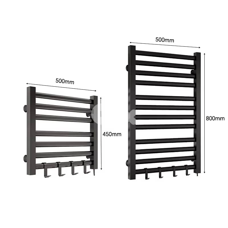 Wall-Mounted Heated Towel Rack – Spa Warmth at Home 6