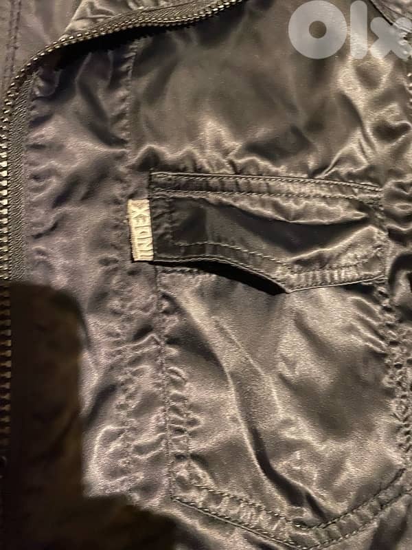 Jacket women black satin size medium 3