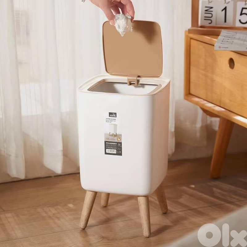 Nordic 10L Lidded Trash Can – Stylish Odor Control 1