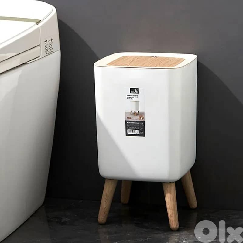 Nordic 10L Lidded Trash Can – Stylish Odor Control 2