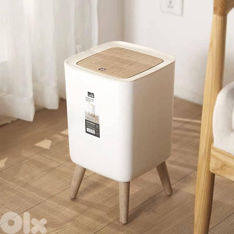Nordic 10L Lidded Trash Can – Stylish Odor Control 6
