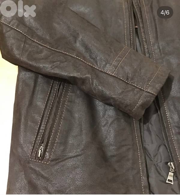 Jacket for men leather size 46. Arma germany 3