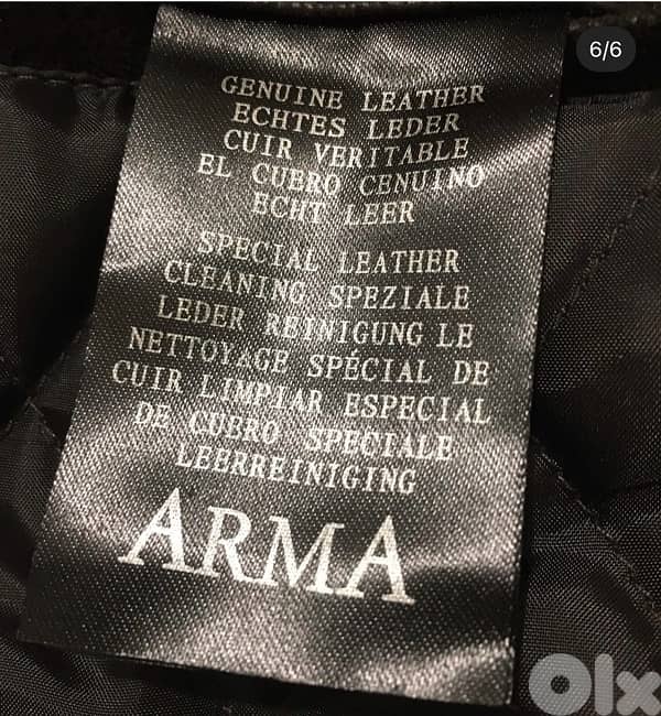 Jacket for men leather size 46. Arma germany 4