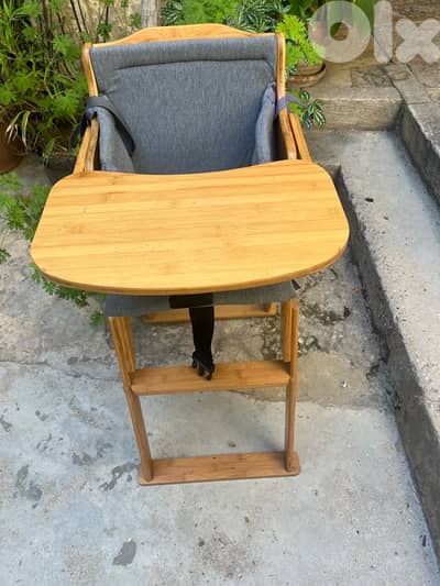 hard wood high chair
