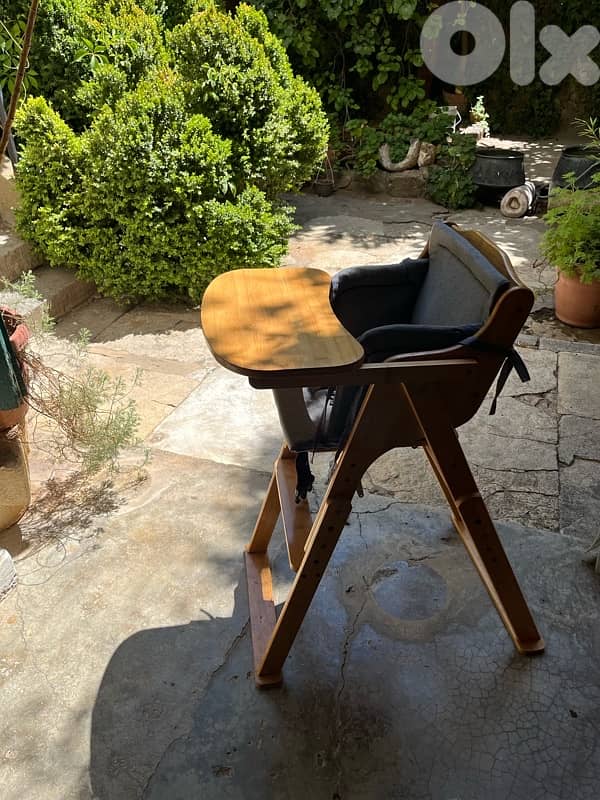 hard wood high chair 2