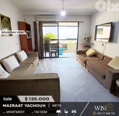160 SQM Apartment for SALE in Mazraat yachouh!