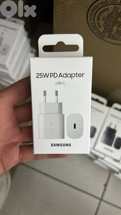 Samsung 25w pd adapter usb-c 2pin white
