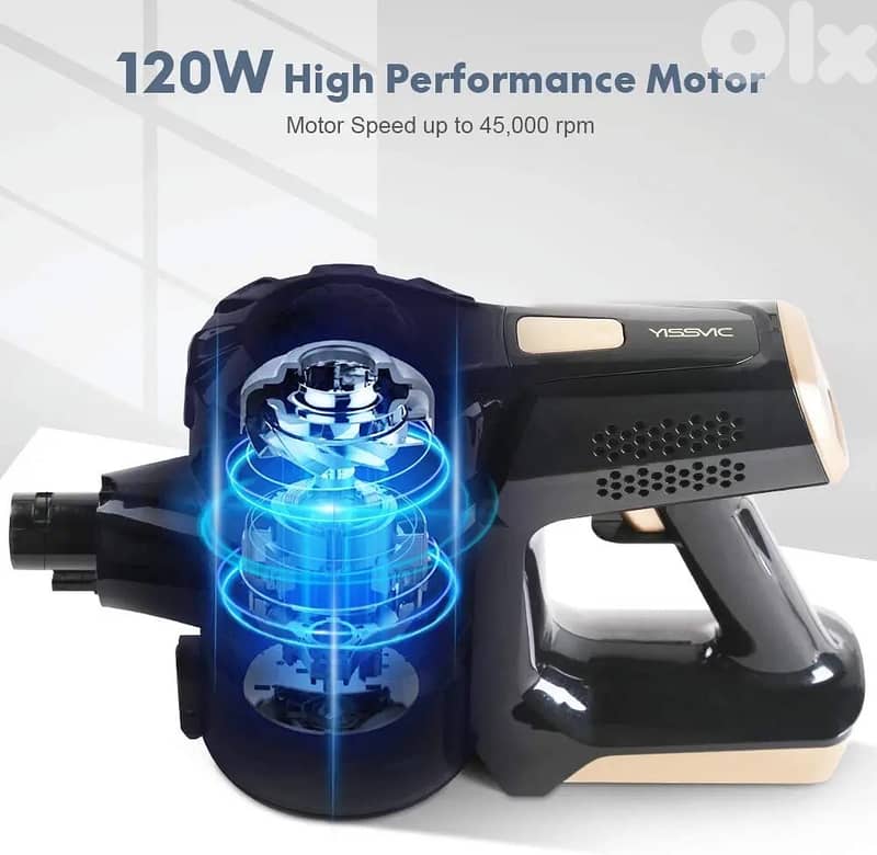 Cordless Handheld Vacuum – One-Key Cleaning, Strong Suction 4