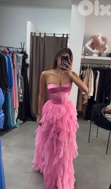 Pink dress 0
