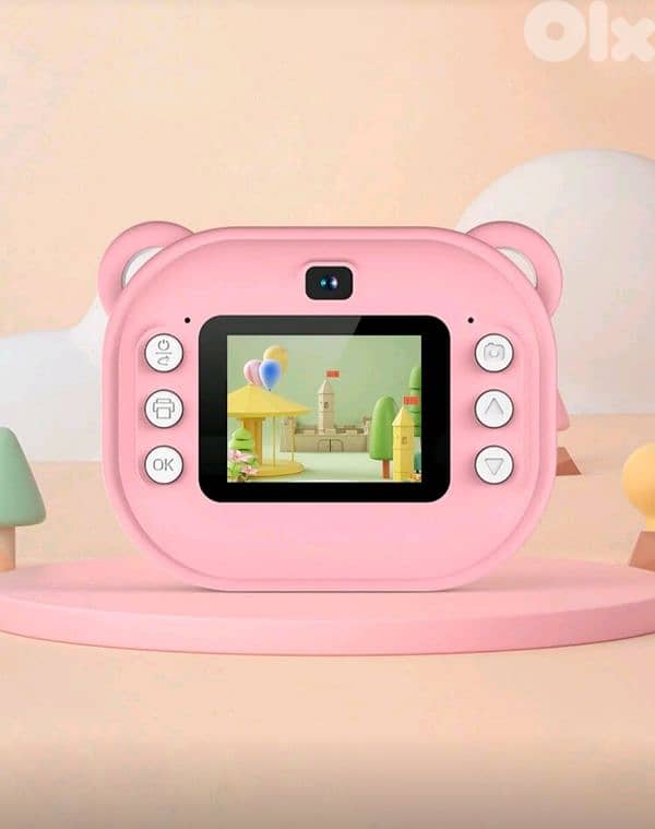 Mini Printing Camera with Printing paper, Charger & Strap 6