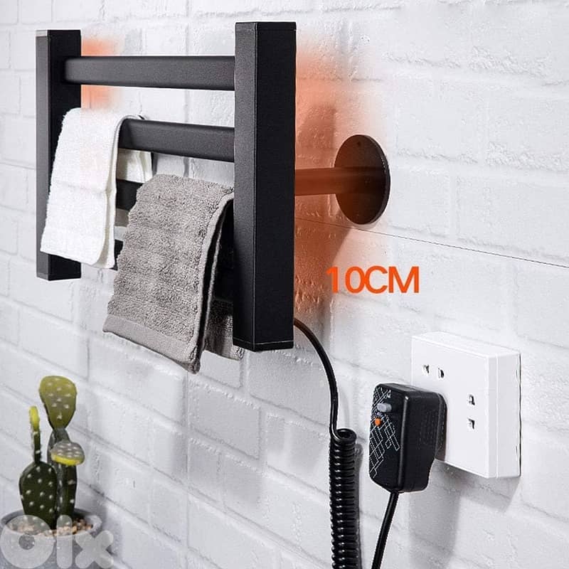 Fast-Heating Towel Warmer – Dries Towels & Saves Space 1